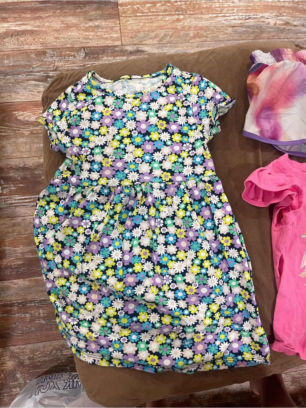 wonder nation Navy Floral Daisy Print Top with Bright Accents - Picture 4 of 11